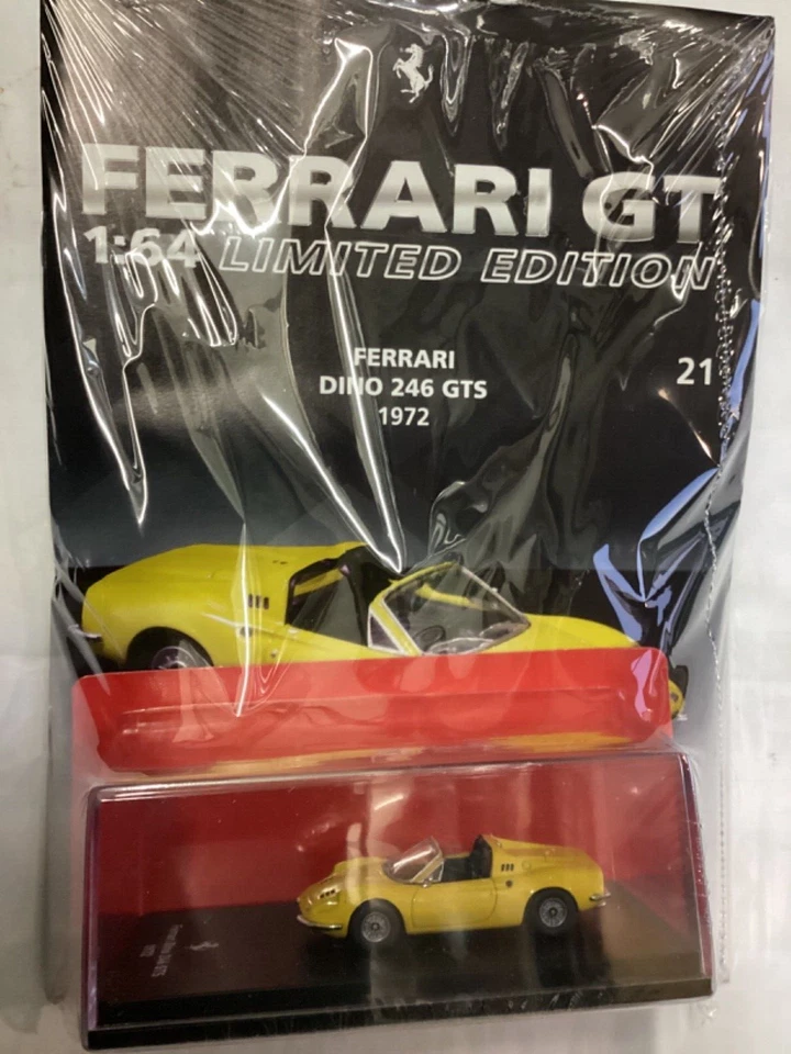FERRARI  DINO 246 GTS 1972 die-cast + BOOKLET, Centauria, Limited edition - Immagine 1 di 4