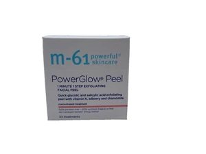 M-61 Power Glow Peel 1 Minute 1 Step Exfoliating Facial Peel 30 Treatments - Picture 1 of 3