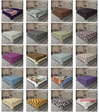 Ambesonne Boho Retro Flat Sheet Top Sheet Decorative Bedding 6 Sizes