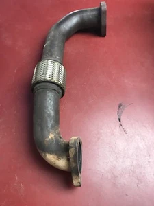 08 09 10 Ford 6.4 Diesel Turbo Exhaust Up Pipe Left Up Tube - Bild 1 von 12