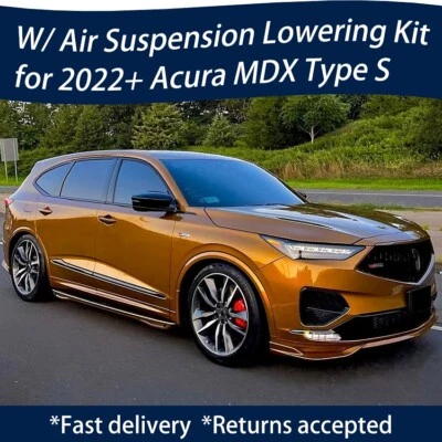 💥para 22+ Acura MDX Tipo S Suspensión Neumática Ajustable Kit de Eslabones Bajantes Varilla Foto 1 de 4