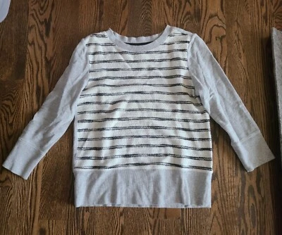 VCUG Lou & Grey 航海条纹灰色套头衫,尺寸 XS — 第 1/4 张图片