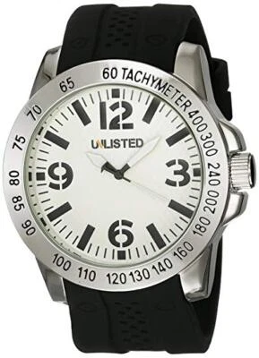 Мужские часы Kenneth Cole серебристые латунь черный силикон UL10026717 не перечислены - Изображение 1 из 2