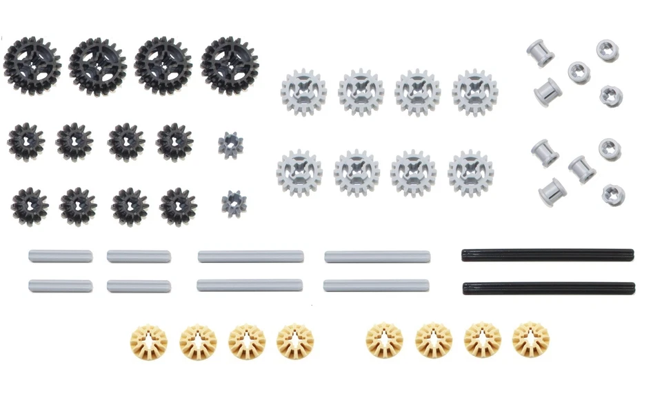 LEGO 50pc gear axle SET Technic (Mindstorms nxt ev3 motor power bevel pack) - Image 1 of 1