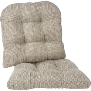Superfill Universal Non-Slip Dining Chair Mats 4pcs Waffle Natural - Picture 1 of 8