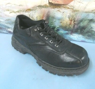 GBX мужской Laredo черный кожаный шнурует вверх велосипед носок повседневный Оксфорд теннисные туфли 13 M - Изображение 1 из 4