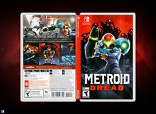 Metroid Dread Cover Art: Replacement Insert & Case for Nintendo Switch