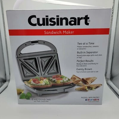Sandwichera interior antiadherente Cuisinart nueva  Foto 1 de 4