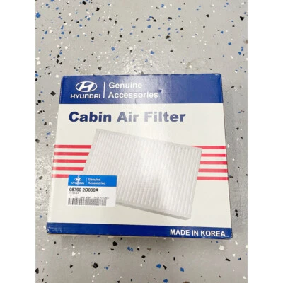 Filtro de aire de cabina para Hyundai Entourage Elantra Tiburon 08790-2D000-A HYUNDAI OEM Foto 1 de 2