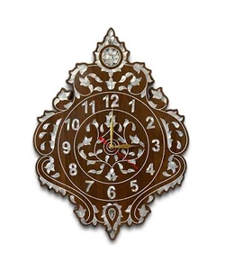 Orologio da parete in legno massello naturale 50 cm - Foto 1 di 4