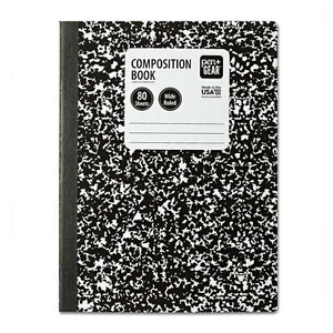Pen+Gear 80 Sheets Marble Composition Book, 9.75 x 7.5 Wide Ruled - Picture 1 of 7