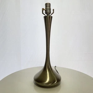 Laurel Tulip Table Lamp Base (NO SHADE) Mid Century Modern Design Classic Silver - Picture 1 of 11