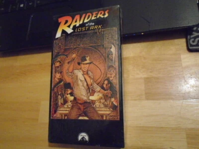 FACTORY SEALED RARE Raiders of the Lost Ark VHS film '89 indiana jones watermark - Image 1 of 4