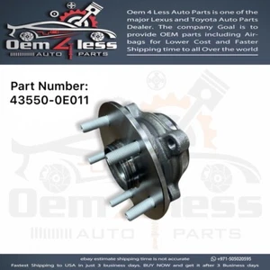 LEXUS Front Wheel Bearing and Hub Assembly OEM 43550-0E011 - Picture 1 of 5