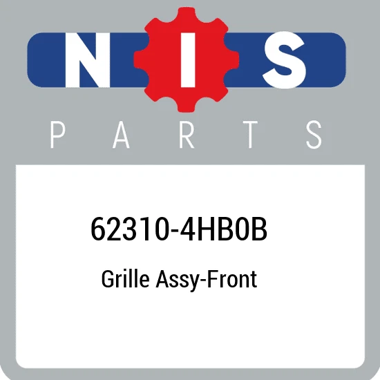 62310-4HB0B Conjunto de parrilla delantera Nissan 623104HB0B, nueva pieza original OEM Foto 1 de 1