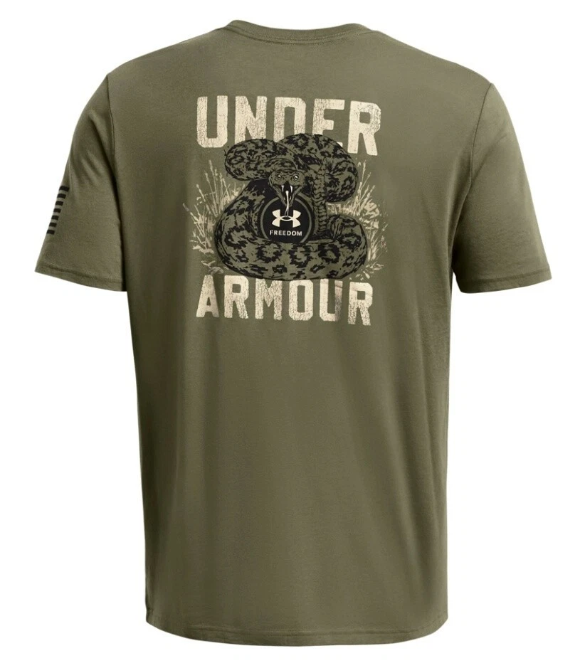 Under Armour 1382996 UA Men's Freedom Mission Made Snake Cotton T-Shirt - Image 1 of 2