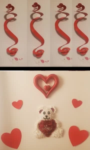 Set of 10 Valentines Day / Anniversary / Date Night Decorations - Picture 1 of 5