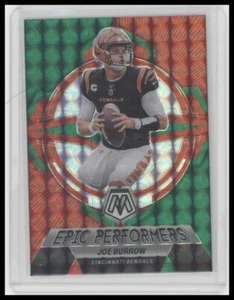 #EP-JB Joe Burrow 2023 Panini Mosaico Epic Performers Mosaico Verde - Imagen 1 de 2