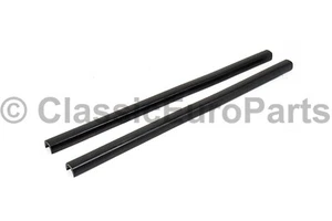 Front chrome bumper corner rubber trim strip molding pair for BMW E9 1965-1975 - Picture 1 of 9