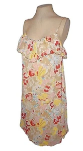 New Dress, Old Navy, Sheer Crinkle Lined Floral Silky Ruffled MSRP-$34.50  S - Picture 1 of 8