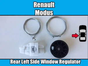 Window Regulator Repair Kit For Renault Modus Rear Left Door Electric - Picture 1 of 1