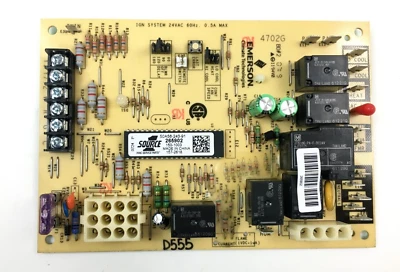 YORK 265902 Furnace Control Circuit Board 50A56-243 SOURCE 1 used #D555 - Image 1 of 3