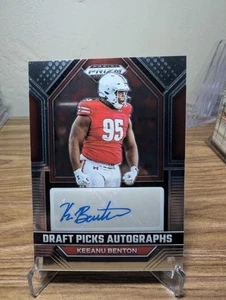 2023 Panini Prizm Draft Picks Keeanu Benton Signatures Auto Autograph RC - Picture 1 of 2