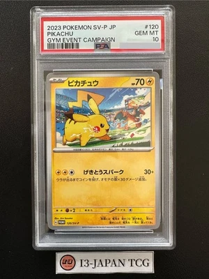 PSA 10 Pikachu 120/SV-P Gym Event Campaign Promo Pokemon Card 2023 Japanese - Image 1 of 4