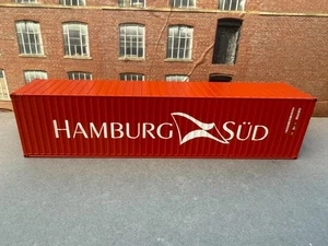 WSI 04-2034 Hamburg Sud 40FT Container Scale 1:50 rattle - Picture 1 of 7