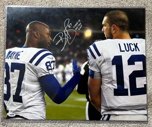 Reggie Wayne Signed Indianapolis Colts 16x20 Photo PSA - Picture 1 of 2