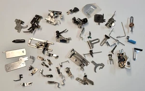 Mixed Lot 30+ Vintage Singer & Greist Sewing Machine Attachments Accessory Parts - Picture 1 of 22