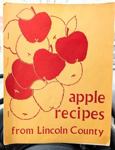 1972 APPLE RECIPES Lincoln County Festival Contest Entries Cookbk LINCOLNTON NC  - Imagen 1 de 9