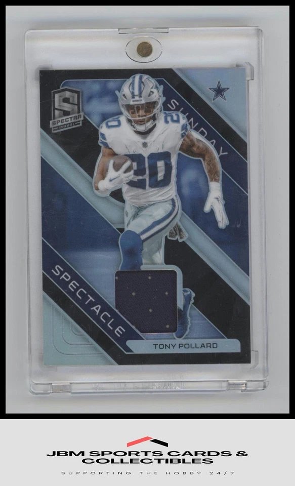 2023 Panini Spectra #SS-TPO Tony Pollard Sunday Spectacle #/99 - Image 1 of 2
