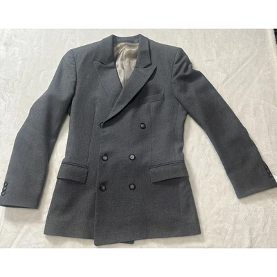 Vintage Jean Claude Creation Paris Men’s Grey Pure Wool Blazer Size Small/Medium - Image 1 of 4