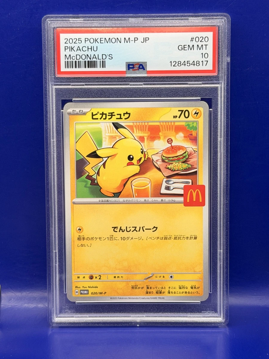 Pokémon TCG Grade 10 Pikachu Individual Collectible Card Game