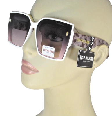 Gafas de sol True Religion de gran tamaño con mariposa acento dorado TR56895XK-1FMEP-NS-P Foto 1 de 4