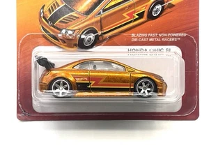 2025 Hot Wheels The Hot Ones Honda Civic SI (orange) CUSTOM WHEEL SWAP by AEB - Picture 1 of 5