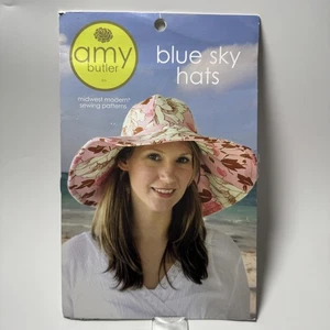 Amy Butler Blue Sky Hüte Schnittmuster Sonnenhut Totenkopf Cap Midwest Modern 2007 - Bild 1 von 7