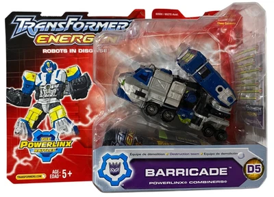 Figura de acción Transformers Energon Barricade D5 NUEVA 2004 pieza Bruticus Maximus Foto 1 de 3