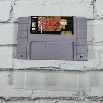 Legend Of Zelda A Link To The Past Super Nintendo SNES Game Authentic Tested - Image 1 of 4