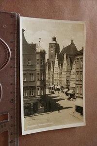 tolle alte Karte -Theresienstraße - Ingolstadt - Stempel Bahnhofswach 1941 - Imagen 1 de 2