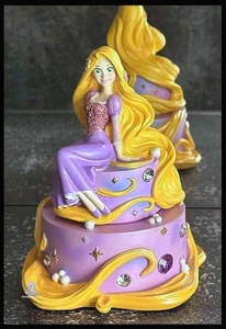 Raro Disney Rapunzel Princesa Brillo Gema Cuento de Hadas Baratija Caja Difícil de Encontrar Recuerdo. - Imagen 1 de 8