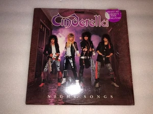 Cinderella Night Songs Vinyl LP Record Heavy Metal Glam Rock Tom Keifer Bon Jovi - Picture 1 of 4