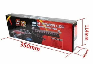 S12 High power LED multi-Function Strobe Light King-S12 (White/Red) Flashing O/B - Picture 1 of 4