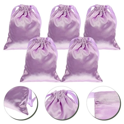  5 Pcs Jewelry Storage Bag Drawstring Jewellery Pouch Organizer Bags - Image 1 of 4