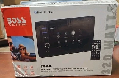 BOSS BV9364B Audio Systems 6.2 Inch Bluetooth DVD Player TouchscreenReceiver - Image 1 of 3