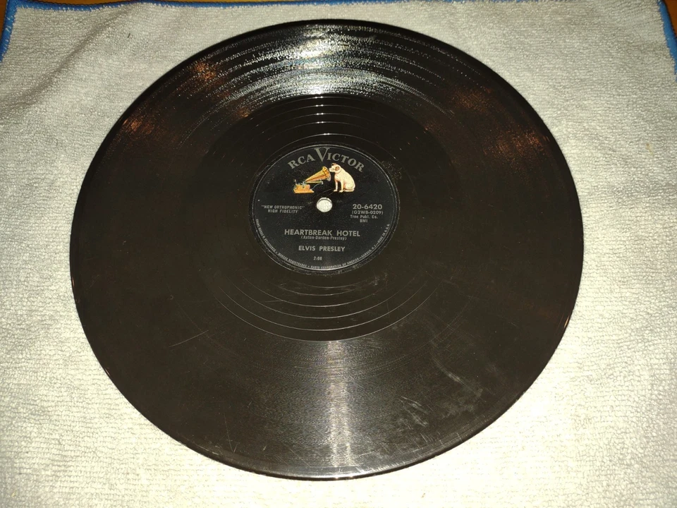 Elvis Presley Heartbreak Hotel / I Was The One 20-6420 10” 78 RPM Shellac - Rare - Image 1 of 4