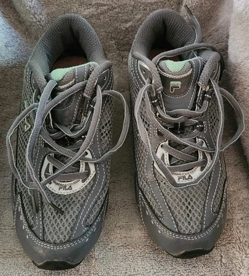 Zapatillas Mujer Fila Talla 8 Thunderstruck Gris/Plateado/Verde Menta Foto 1 de 4