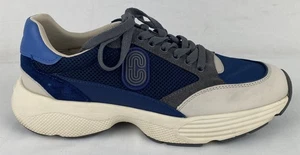 Coach Tech Runner C152 C Patch Sneakers Shoes G4684 Mens 10.5 US Blue White 1S2 - Picture 1 of 22