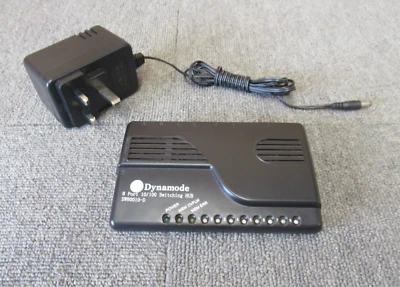Dynamode SW80010-D 8 Port 10/100Mbps External Desktop Ethernet Network Switch - Image 1 of 4